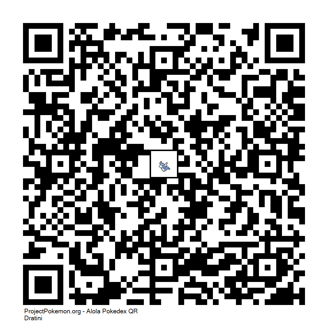 Cdigo QR de Dratini
